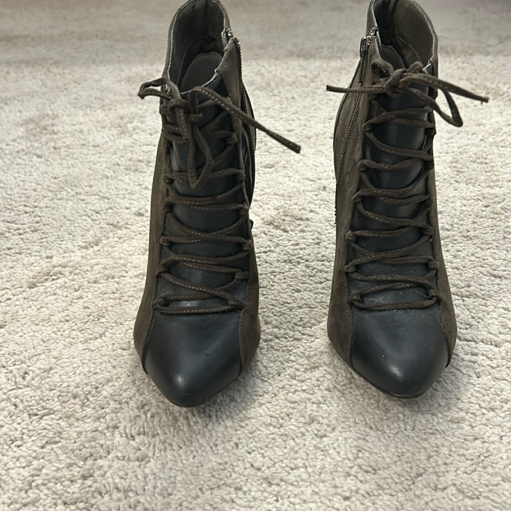 Sexy lace up boots